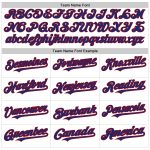 Custom Orange Pinstripe Baseball Jersey - Personalized Sleeveless with Name & Number, White Royal Team Design Personalized