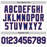 Custom Orange Pinstripe Baseball Jersey - Personalized Sleeveless with Name & Number, White Royal Team Design Personalized