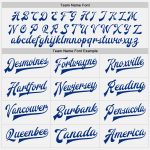 Custom Name and Number Royal Bomber Varsity Letterman Jacket - Personalized White Royal Pinstripe Full-Snap Jacket Personalized