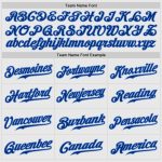 Custom Royal-Light Blue Pinstripe Baseball Jersey with Personalized Name and Number - Authentic Raglan Sleeves Personalized