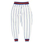 Custom Team Name and Number White Orange Pinstripe Sports Pants Personalized Personalized White Royal Pinstripe Royal-Orange