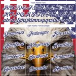 Custom 3D American Flag Eagle T-Shirt - Personalized Team Name & Number, White Royal-Red Performance Shirt Personalized White