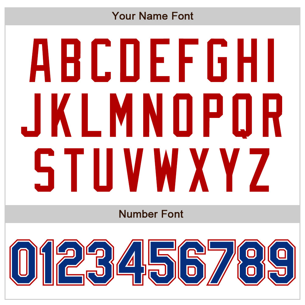Personalized White Royal-Red Authentic Raglan Sleeves Baseball Jersey Team Custom Name and Number Custom Name and Number Baseball Jersey - Personalized Red and White Raglan Sleeves Authentic Team Apparel Personalized White - Image 5