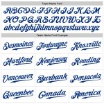 Custom Name Number Jersey - Personalized Royal Red Sleeveless Baseball Jersey Personalized White Royal-Red Authentic Sleeveless