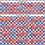 Custom Name & Number 3D Pattern Red & White Check Bomber Varsity Jacket - Personalized Letterman Jacket Personalized White