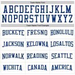 Custom Name and Number White Royal-Red Long Sleeve Performance T-Shirt for Teams Personalized White Royal-Red Long Sleeve