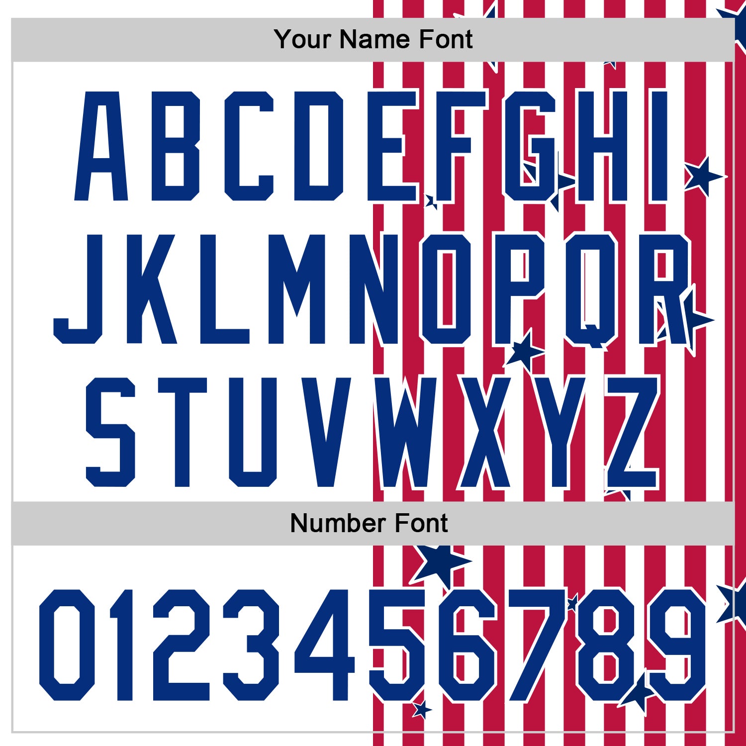 Personalized White Royal Red-US Navy Blue 3D American Flag Stars Authentic Baseball Jersey Team Custom Name and Number Custom American Flag Baseball Jersey 3D Stars Personalized Team Name and Number - White Royal Red US Navy Blue Personalized - Image 5