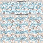 Custom Name and Number Baseball Jersey with 3D Pattern Abstract Spots - Personalized White Shadow Blue Design Personalized