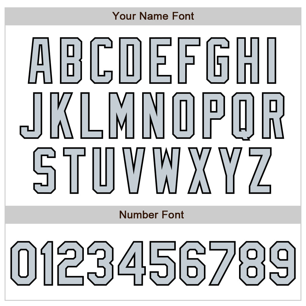 Personalized White Silver-Black 3 Colors Arm Shapes Authentic Baseball Jersey Team Custom Name and Number Custom Team Name Number Baseball Jersey - Personalized White Silver Black 3 Colors Authentic Design with Arm Shapes Personalized - Image 6