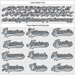 Custom Name and Number Hockey Jersey - Personalized White Silver-Black Lace Neck Design, Team Apparel Personalized White