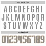 Custom Name Number Personalized Basketball Jersey - White Steel Gray Gold Authentic Throwback Team Jersey Personalized White
