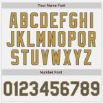Customizable Steel Gray and Old Gold Baseball Jersey with Personalized Name and Number - Authentic Team Gear Personalized
