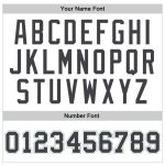 Custom Name & Number Personalized Basketball Jersey - White Steel Gray-Silver Authentic Throwback Style Personalized White