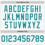 Custom Personalized Baseball Jersey - Sleeveless White Teal with Team Name and Number Personalized White Teal Authentic Sleeveless