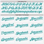Custom Personalized Baseball Jersey - Sleeveless White Teal with Team Name and Number Personalized White Teal Authentic Sleeveless