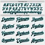 Custom Name and Number Varsity Letterman Jacket Black Bomber Teal Pinstripe Personalized Full-Snap Personalized White Teal