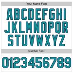 Custom Name and Number Personalized Baseball Jersey - White Teal Pinstripe Pink Sleeveless Personalized White Teal Pinstripe