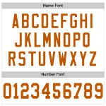 Personalized Orange Texas Football Jersey with Custom Name & Number - Mesh Authentic Team Apparel Personalized White Texas