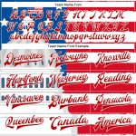 Personalized American Flag Bomber Jacket with 3D Congress Building Design, Custom Name & Number, Varsity Full-Snap Style