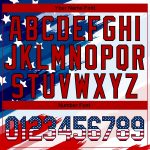 Personalized USA Flag Baseball Jersey Custom Name Number 3D Red-Black Authentic Fashion Team Apparel Personalized White USA