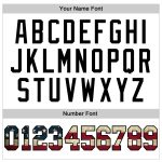 Personalized USA Vintage Black Basketball Jersey with Custom Name & Number - Authentic Throwback Style Personalized White