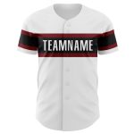 Customizable Vintage USA Flag Baseball Jersey with Black-Maroon Design - Personalized Name and Number Personalized White