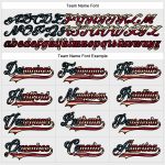 Custom Name and Number Vintage USA Flag Hockey Jersey Black-Maroon Lace Neck Personalized Team Apparel Personalized White