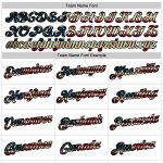 Custom Vintage USA Flag Performance T-Shirt - Black, Personalized Team Name & Number, Sports Apparel Personalized White Vintage