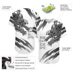 Custom Name and Number 3D Wolf Baseball Jersey - Personalized White and Black Team Jersey Personalized White White-Black