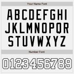 Personalized Authentic Baseball Jersey in White and Black for Men, Custom Team Style Personalized White White-Black Authentic