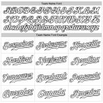 Custom Name and Number Personalized Authentic Baseball Jersey - White and Black Sleeveless Team Jersey Personalized White