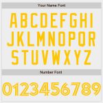 Custom White and Gold Baseball Jersey with Personalized Name and Number - Authentic Team Apparel Personalized White White-Gold