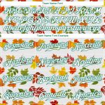 Personalized 3D Autumn Leaves Baseball Jersey with Custom Name & Number - White Kelly Green Design Personalized White White-Kelly