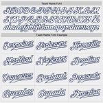 Custom Name and Number Baseball Jersey - Personalized White-Navy Authentic Fade Team Jersey Personalized White White-Navy