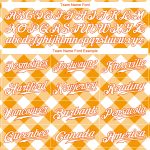 Custom Orange Plaid 3D Pattern Authentic Baseball Jersey for Team - Personalized with Name and Number Personalized White
