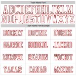Custom Name and Number Personalized 3D Wolf Baseball Jersey in White and Red - Authentic Team Apparel Personalized White