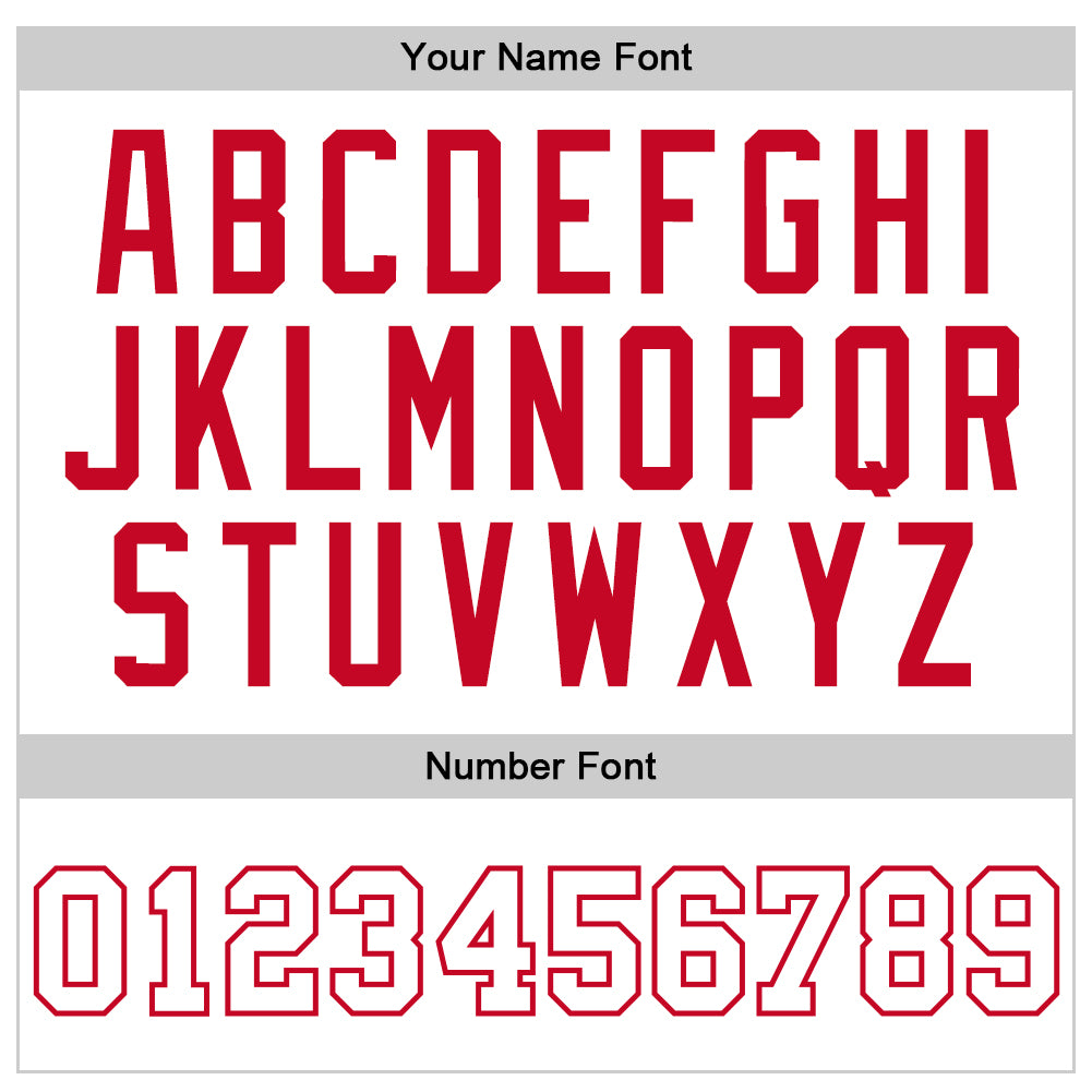 Personalized White White-Red Authentic Throwback Basketball Jersey Team Custom Name and Number Custom Name and Number Personalized Authentic Throwback Basketball Jersey - White Red Design Personalized White White-Red - Image 3