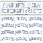 Custom Name and Number Personalized Baseball Jersey - White-Royal Authentic Team Jersey Personalized White White-Royal Authentic