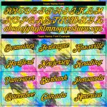 Custom Name and Number 3D Pattern Abstract Doodle Performance T-Shirt - Personalized White Yellow Black Design Personalized