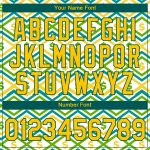 Custom Name and Number Dollar Sign Money Theme T-Shirt in White Yellow Midnight Green 3D Pattern Design Personalized White