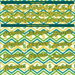 Custom Name and Number Dollar Sign Money Theme T-Shirt in White Yellow Midnight Green 3D Pattern Design Personalized White