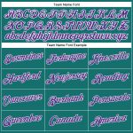 Custom Name and Number Womens Aqua Purple White V-Neck Cropped Baseball Jersey Personalized Women's Aqua Purple-White V-Neck