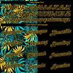 Custom Name Number Black Gold Tropical Palm Leaves 3D V-Neck Cropped Baseball Jersey for Women Personalized Women's Black