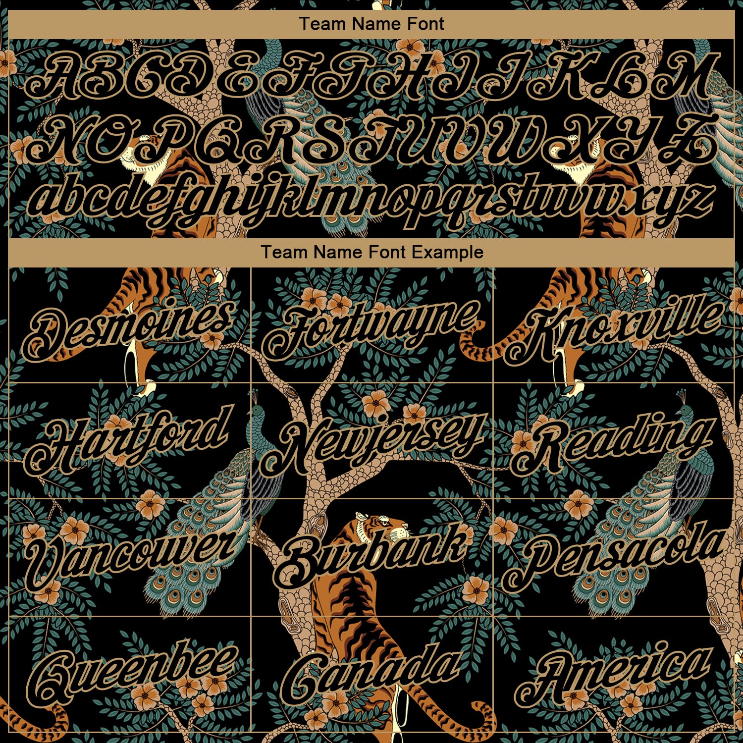 Personalized Women's Black Black-Old Gold Tiger And Peacock 3D V-Neck Cropped Baseball Jersey Team Custom Name and Number Personalized Womens Black Gold Tiger Peacock 3D V-Neck Cropped Baseball Jersey Custom Name Number Personalized Women's Black - Image 4