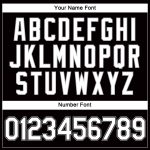 Custom Name and Number Personalized Womens Baseball Jersey V-Neck Cropped Black White-Gray Personalized Women's Black White-Gray