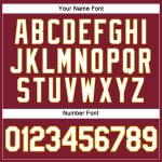 Custom Womens Crimson White Gold V-Neck Baseball Jersey with Name & Number - Personalized Team Apparel Personalized Women's