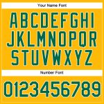 Personalized Gold Womens V-Neck Cropped Baseball Jersey with Custom Name & Number - Kelly Green & White Team Apparel Personalized