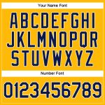 Custom Name Number Cropped V-Neck Baseball Jersey for Women - Personalized Gold Navy White Team Jersey Personalized Women's
