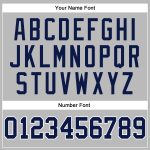 Custom Name Number Personalized Womens V-Neck Cropped Baseball Jersey Gray Navy White Personalized Women's Gray Navy-White