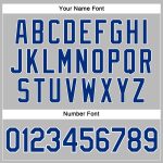 Custom Name and Number Womens Gray V-Neck Cropped Baseball Jersey - Personalized Royal-White Team Apparel Personalized Women's
